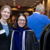 Faculty taking pictures